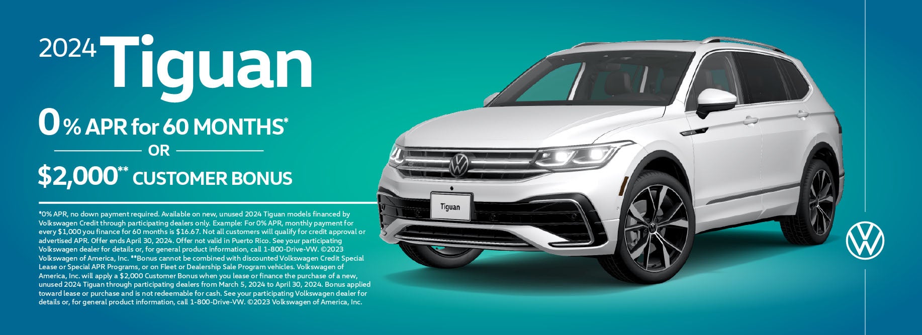 Moses Volkswagen March Tiguan Offer