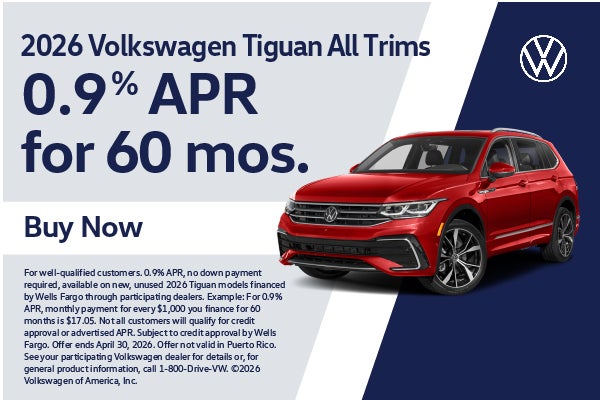 2026 Tiguan March Offer