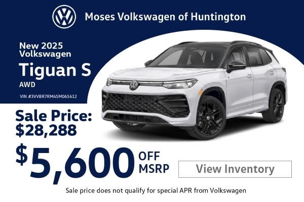 2025 Tiguan S January Offer