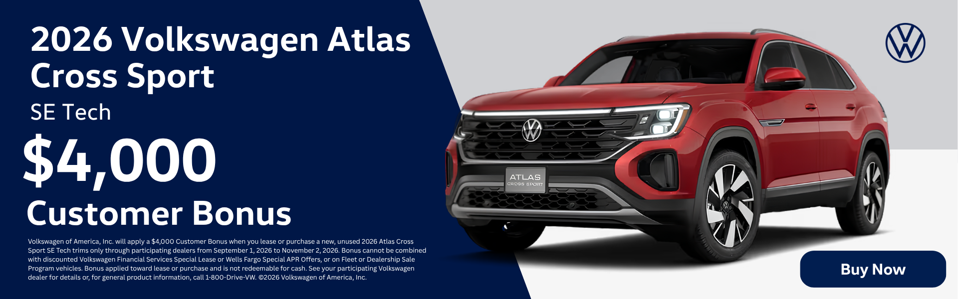 2026 Volkswagen Atlas Cross Sport