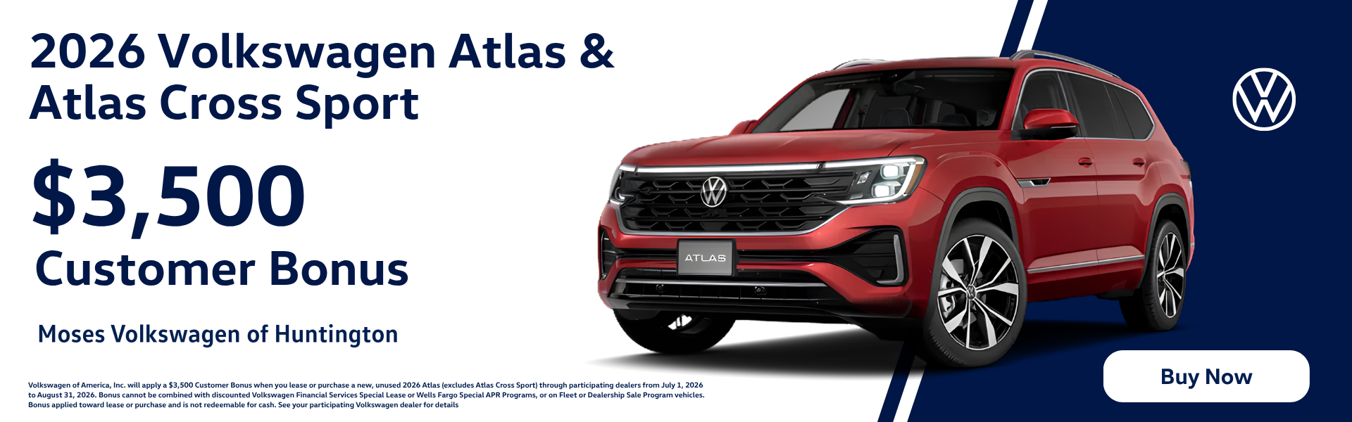 2026 Volkswagen Atlas & Atlas Cross Sport
